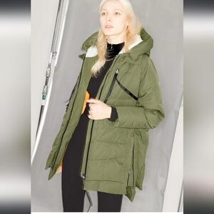 Orolay Women's Thickened Down Jacket Green New Size XXL